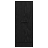 Apothecary Cabinet Black oak 30 x 41 x 77.5 cm Engineered wood 868992