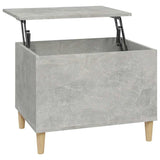 Coffee Table Concrete Grey 60x44,5x45 cm Engineered Wood 819568