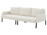 GOMYWAY Oversized Loveseat, Modern & Plush Double-seater Sofa, Corduroy Upholstered Couch, Cozy W2678P422283