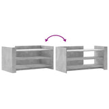 Coffee Table Concrete Grey 100x50x50 cm Engineered Wood 848349