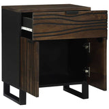 Bedside Cabinet Walnut 50 x 33 x 60 cm Solid Acacia wood 4018019