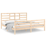 Bed Frame without Mattress Solid Wood 200x200 cm 3105880