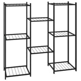 Flower Stand 83x25x80 cm Black Iron 343127
