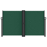 ZNTS Retractable Side Awning Dark Green 140x1000 cm 4004725