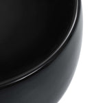 Wash Basin 44.5x39.5x14.5 cm Ceramic Black 143906