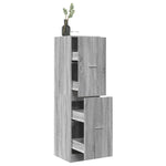 Apothecary Cabinet Grey Sonoma 40x41x144.5 cm Engineered Wood 3309641