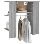 ZNTS Hallway Cabinet Grey Sonoma 97.5x37x99 cm Engineered Wood 820515