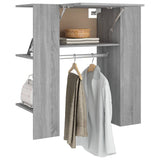 ZNTS Hallway Cabinet Grey Sonoma 97.5x37x99 cm Engineered Wood 820515