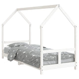 Kids Bed Frame White 80x200 cm Solid Wood Pine 835716