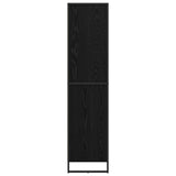 Sideboard 2 pcs Black Oak 81 x 36 x 150.5 cm Engineered Wood 3403034