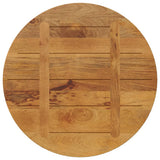 Table Top 90x3.8 cm Round Solid Wood Mango 370081