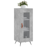 Sideboard Concrete Grey 34.5x34x90 cm Engineered Wood 828768