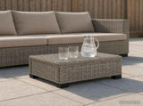 Coffee Table GENDT Natural Rattan Kubu Grey 67 x 60 x 30 cm 42034399