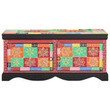 Coffee Table Multicolour 90x50x40 cm Solid Wood Mango 4017561