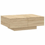 Coffee Table Sonoma Oak 90x60x31 cm Engineered Wood 804178