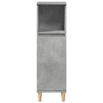 ZNTS 3 Piece Bathroom Furniture Set Concrete Grey Engineered Wood 3324945