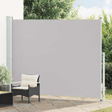 Patio Retractable Side Awning 220x300 cm Grey 313425