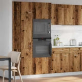 Microwave Cabinet Lyon Old Wood 60x57x207 cm Engineered Wood 3334023