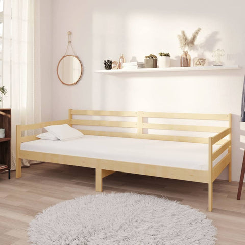 Day Bed without Mattress Solid Wood Pine 90x200cm 806935