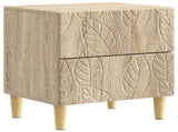 Bedside Table 2 pcs Sonoma Oak 43 x 34.5 x 48 cm 894990