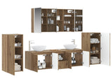Bathroom Furniture Set 6 pcs Artisan Oak 3407158