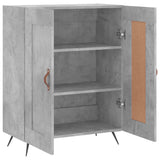 Sideboard Concrete Grey 69.5x34x90 cm Engineered Wood 830168