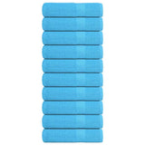 Shower Towels "FROGN" 10 pcs Turquoise 70x140 cm 360 gsm 136979