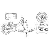 Kids Bike 18 Inches for 5-7 Years Old White 42009430