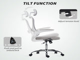 Mesh Back Office Chair, with Lumbar Support - Grey T3398P425008