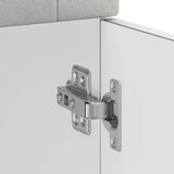 Kitchen Base Cabinet Porto Concrete Grey Engineered Wood 853971