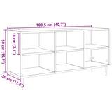 TV Cabinet Old Wood 103.5 x 30 x 50 cm Engineered Wood 881920