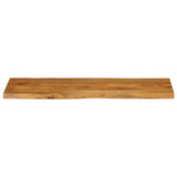 Table Top 110x40x2.5 cm Live Edge Solid Wood Mango 370757