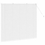Venetian Blinds Height Adjustable White 130 x 140 cm Aluminium 42005980