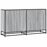 Sideboard Grey Sonoma 134x35x76 cm Engineered Wood 3300818