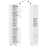 2 Piece Bathroom Cabinet Set EDE High Gloss White 3417499