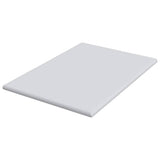 Mattress Topper White 140 x 190 x 6 cm Jaquard Fabric 4106204