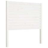 Bed Headboard White 81x4x100 cm Solid Wood Pine 818996