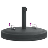 Parasol Base with Handles for 38 / 48 mm Poles 25 kg Round 4007986