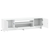 LED TV Cabinet White Engineered Wood 896025