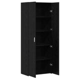 Highboard 2 pcs Black Oak 70 x 42.5 x 185 cm 3365590