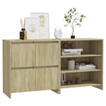 2 Piece Sideboard Sonoma Oak Engineered Wood 3098083