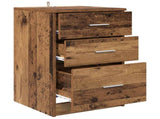 Bedside Cabinet Old Wood 40 x 40 x 63 cm Engineered Wood 880914