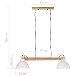 Industrial Hanging Lamp 25 W White 109 cm E27 320528
