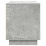 TV Cabinet with LED Lights Concrete Grey 100x41x50 cm 861412
