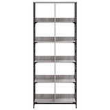 Bookshelf Grey Sonoma 78.5x33x188.5 cm Engineered Wood 835262
