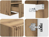 Bathroom Furniture Set 5 pcs Artisan Oak 33 x 34.5 x 100 cm 3405972