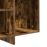 Sideboard Smoked Oak 120x30x75 cm Engineered Wood 813065