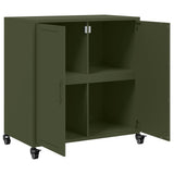 Sideboard Olive Green 68x39x72 cm Steel 846660