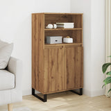 Highboard Artisan Oak 60x36x110 cm Engineered Wood 857461