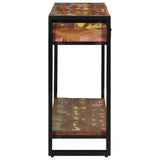 Console Table Multicolour 120 x 33 x 75 cm Solid Reclaim Wood 4102735